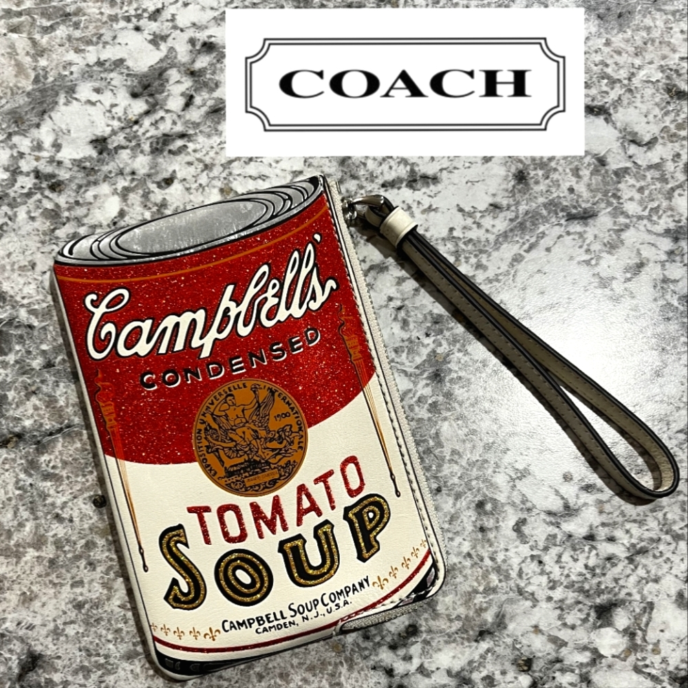 Coach Campbell's Tomato Soup Wristlet